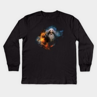 THE WIZARD Kids Long Sleeve T-Shirt